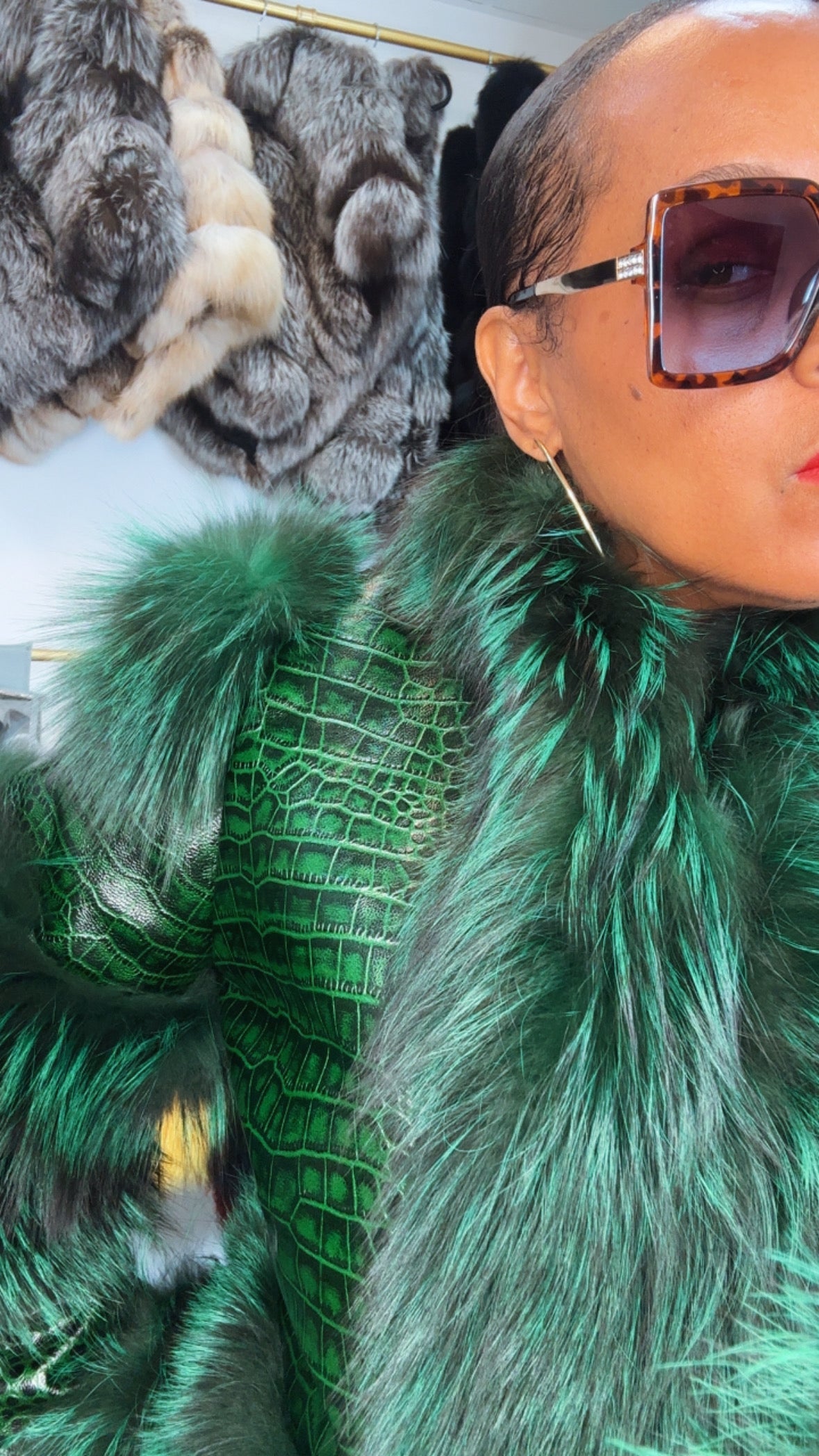 Green Goddess Leather Jacket