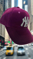 Fitted Cap - Purple - NY