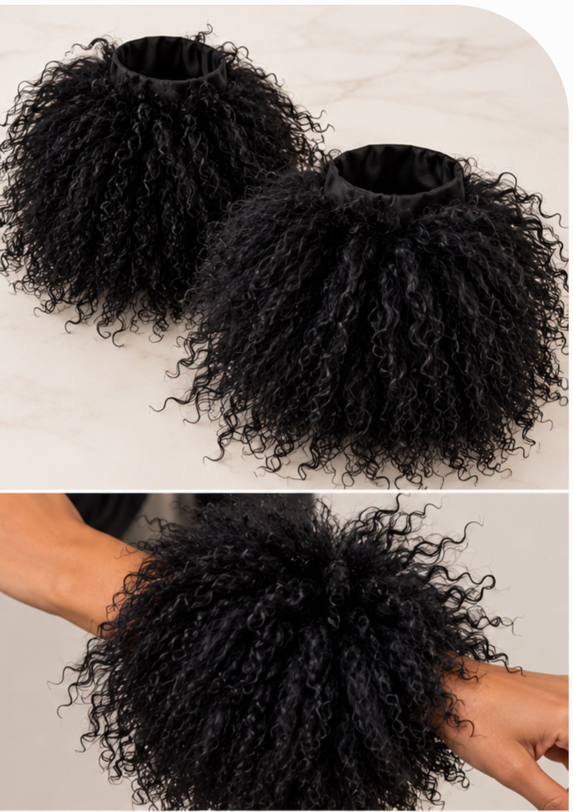 Mongolian Lamb Fur Cuffs