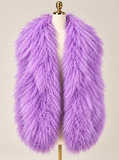 Mongolian Lamb Fur Long Vest w/collar