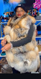 Crystal Fox Fur Vest