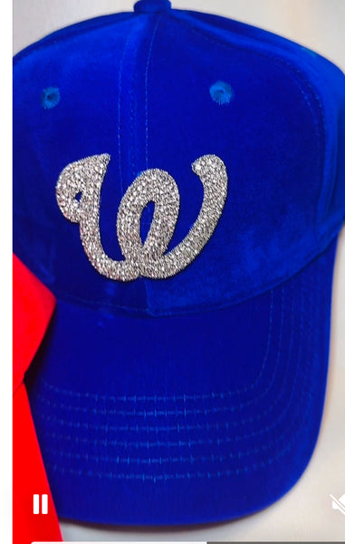 Fitted Cap - W - Royal Blue
