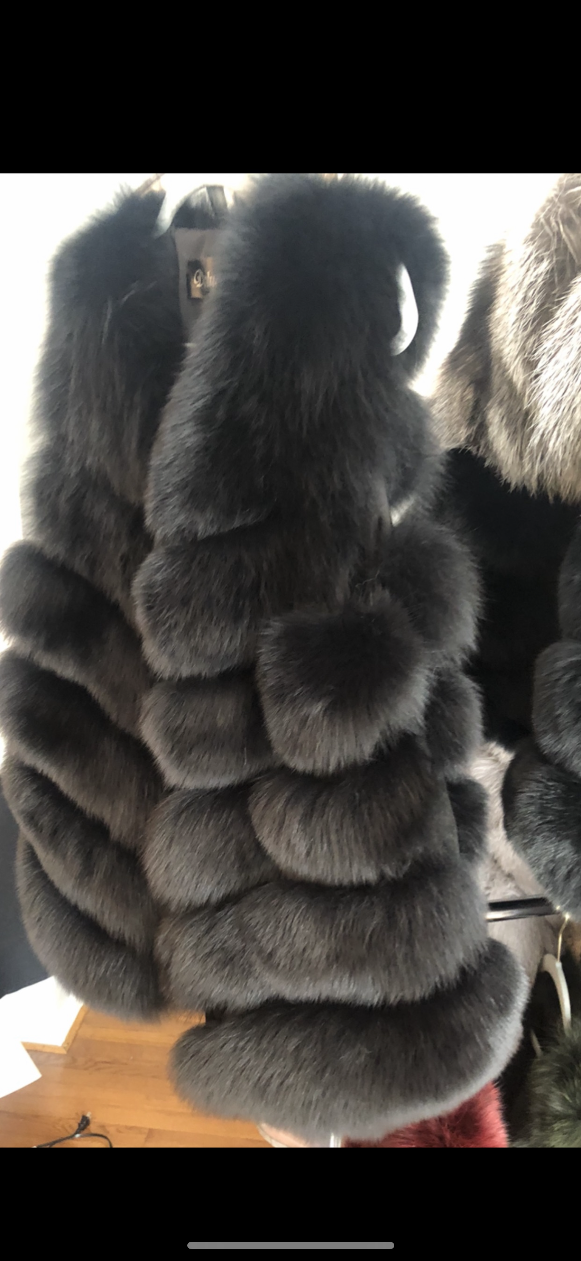 Fox Fur Vest  6 rows