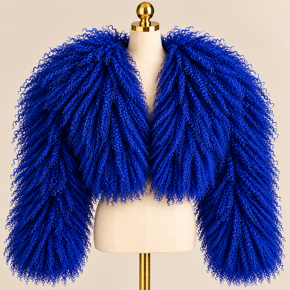 Mongolian Lamb Fur Crop Coat ( 3 row)