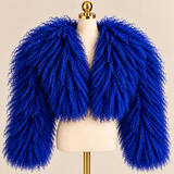 Mongolian Lamb Fur Crop Coat ( 3 row)