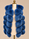 Fox Fur Vest  6 rows