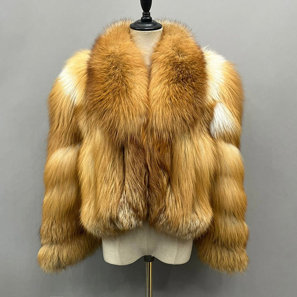 “ Ms. Monique “ - Redfox Fur Jacket w/heavy collar