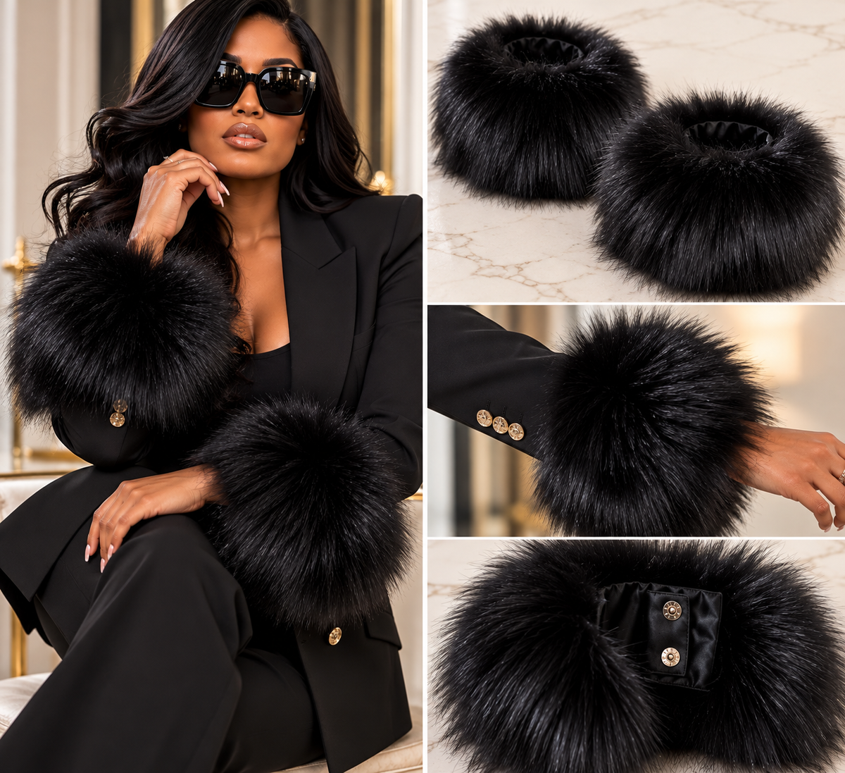 Fox Fur Double Cuff