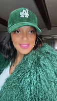 Fitted cap - W - forest green
