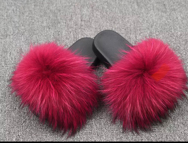 Rose - raccoon fur