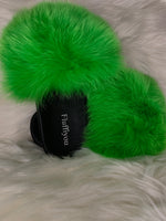 Neon Green - Fox Fur