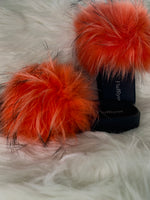 Coral -  Raccoon Fur