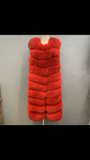 Fox Fur Long Vest