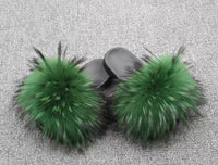 Green - Raccoon Fur