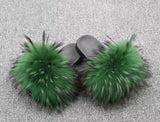 Green - Raccoon Fur