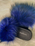 Royal Blue - Raccoon Fur