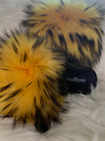 Yellow - Raccoon Fur