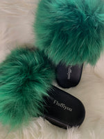 Green - Raccoon Fur