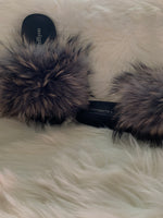 Grey- Raccoon Fur