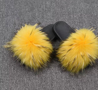 Yellow - Raccoon Fur