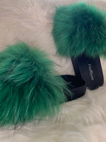 Green - Raccoon Fur